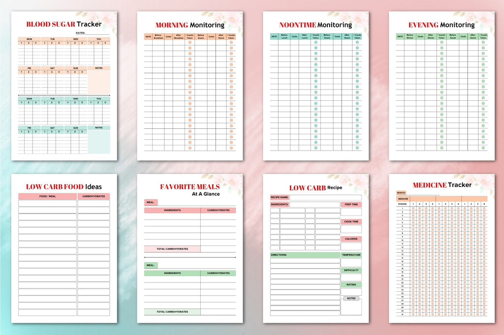 Blood Sugar Planner