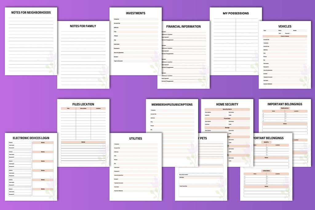 End of Life Planner
