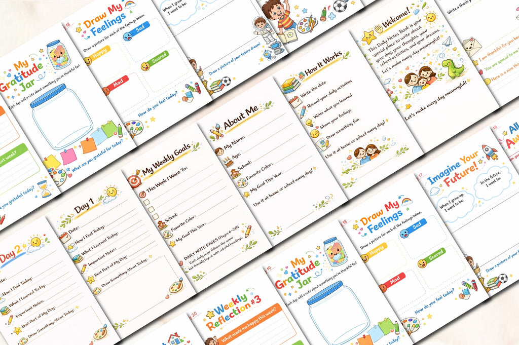 Daily Notes Kids Planner