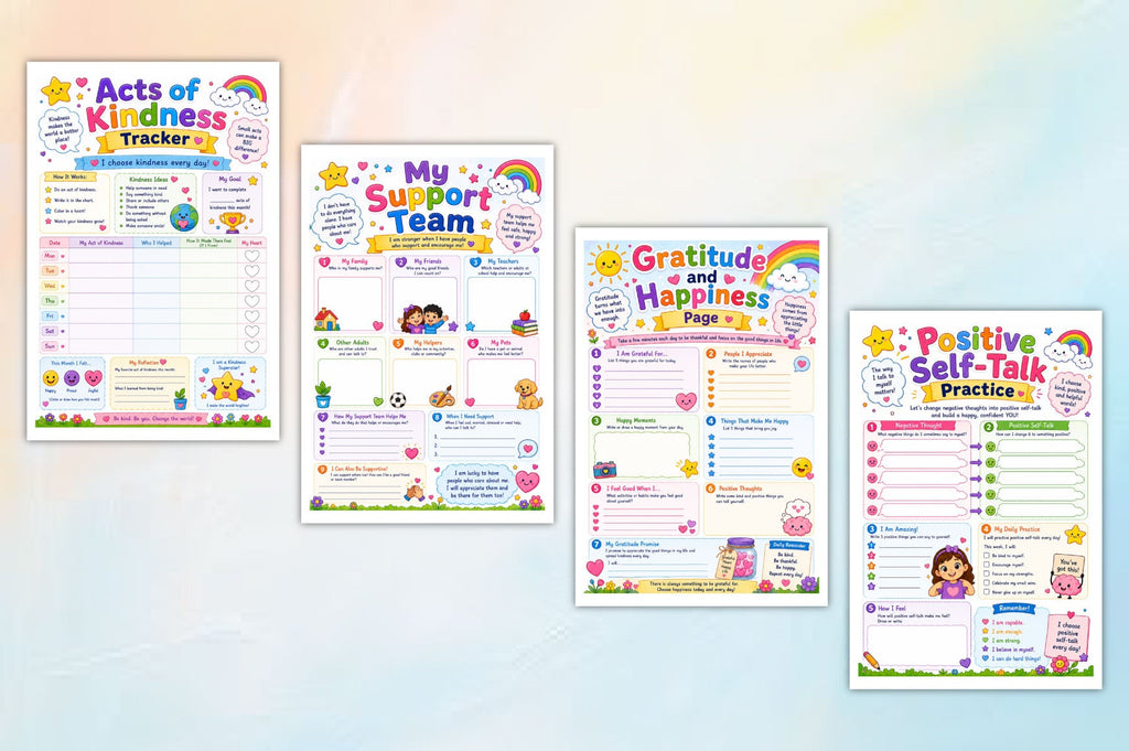 Kids Confidence And Self Worth Workbook