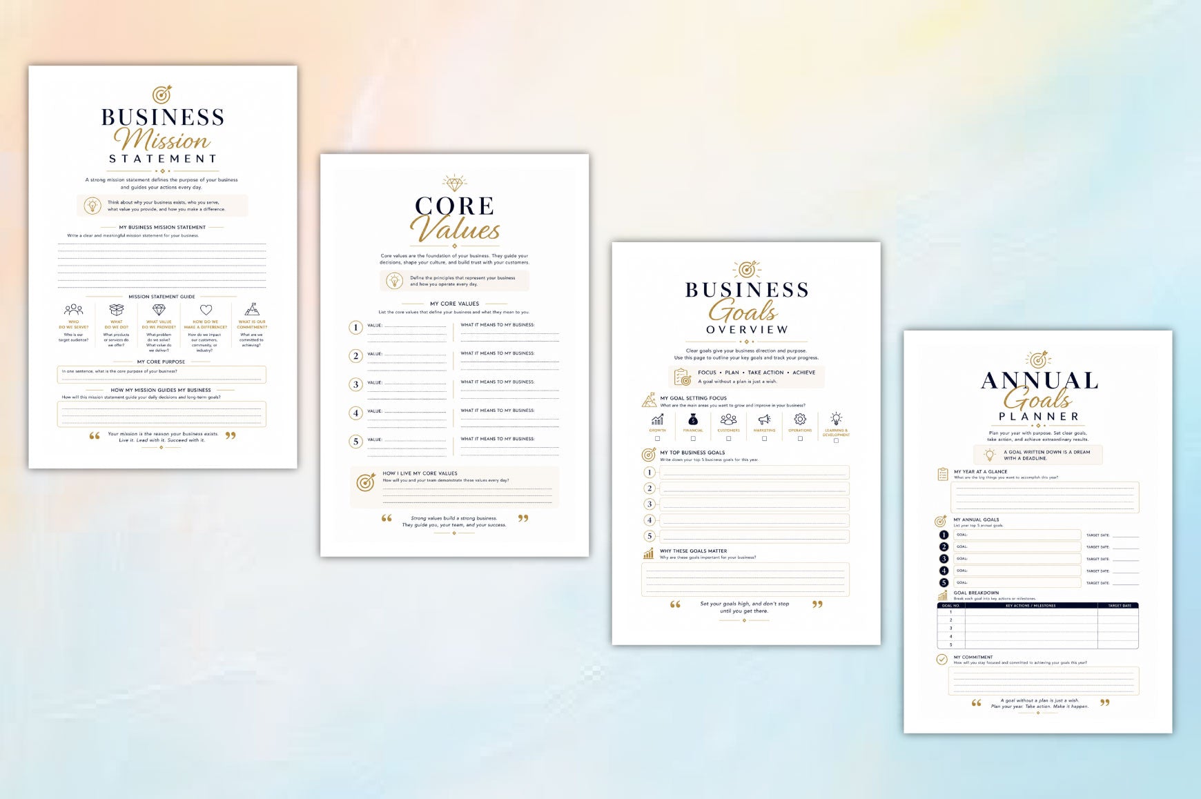 Business Success Growth Planner