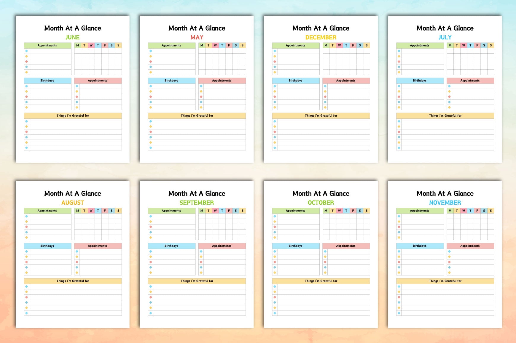 ADHD Planner for Kids printable PDF for children