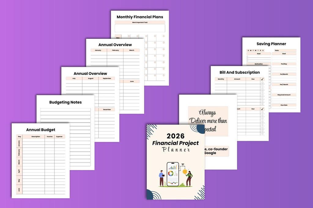 Financial Project Planner Template