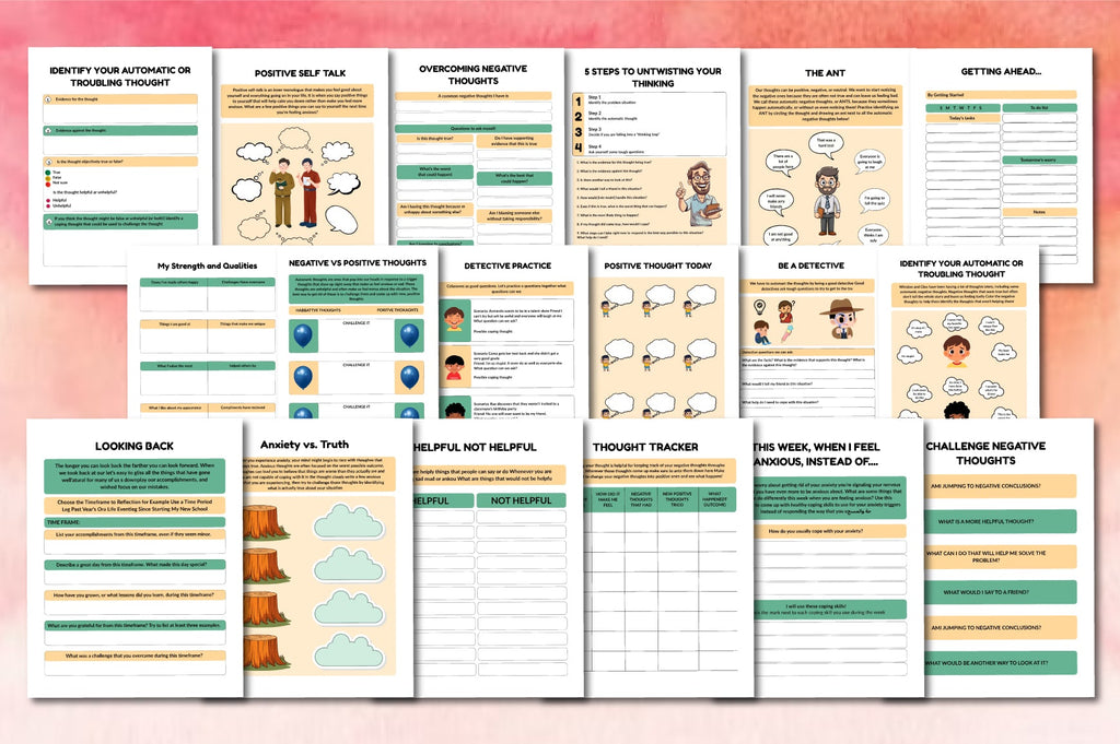 Challenging Negative Thoughts: CBT Planner