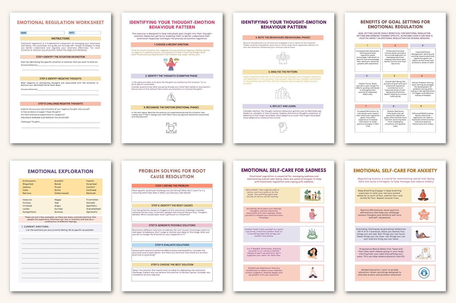 Adhd Emotional Self Discovery Workbook