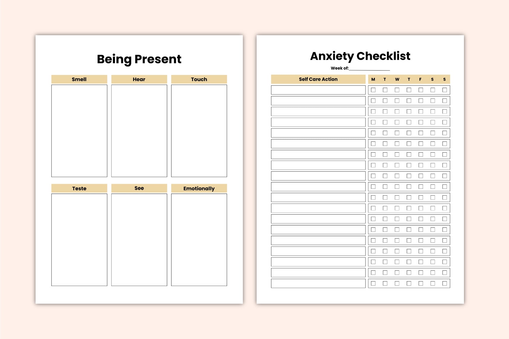 Mental Wellness Recovery Journal