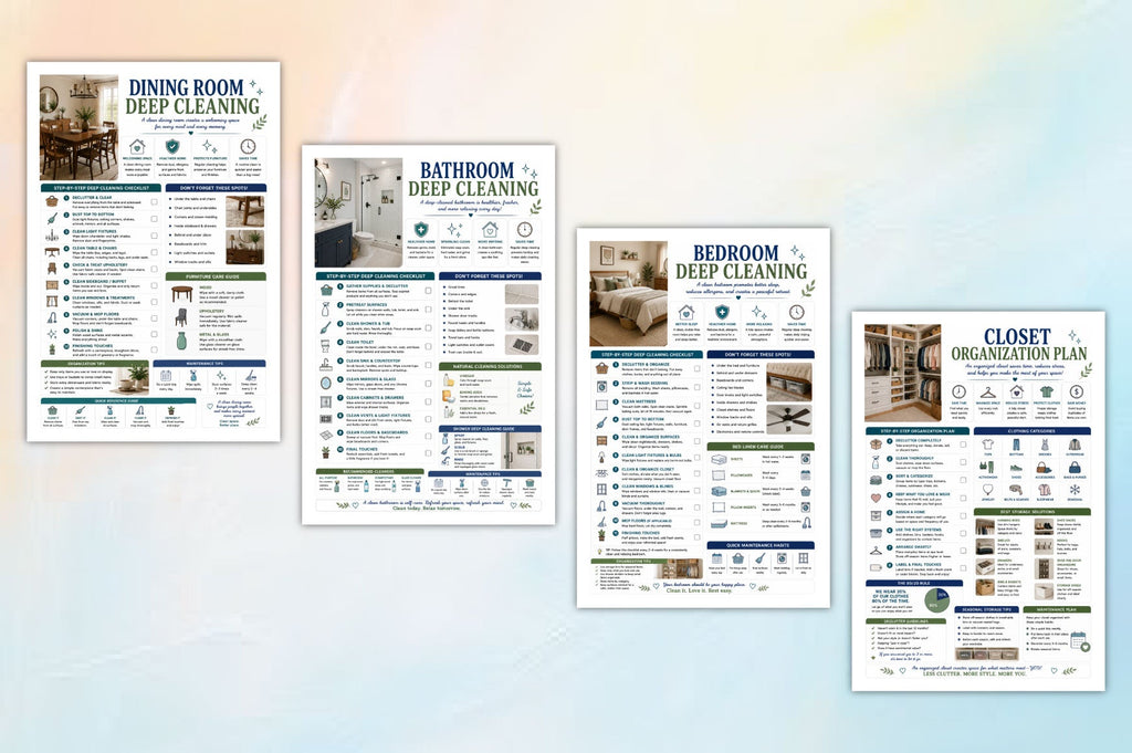Complete Home Deep Cleaning And Planner