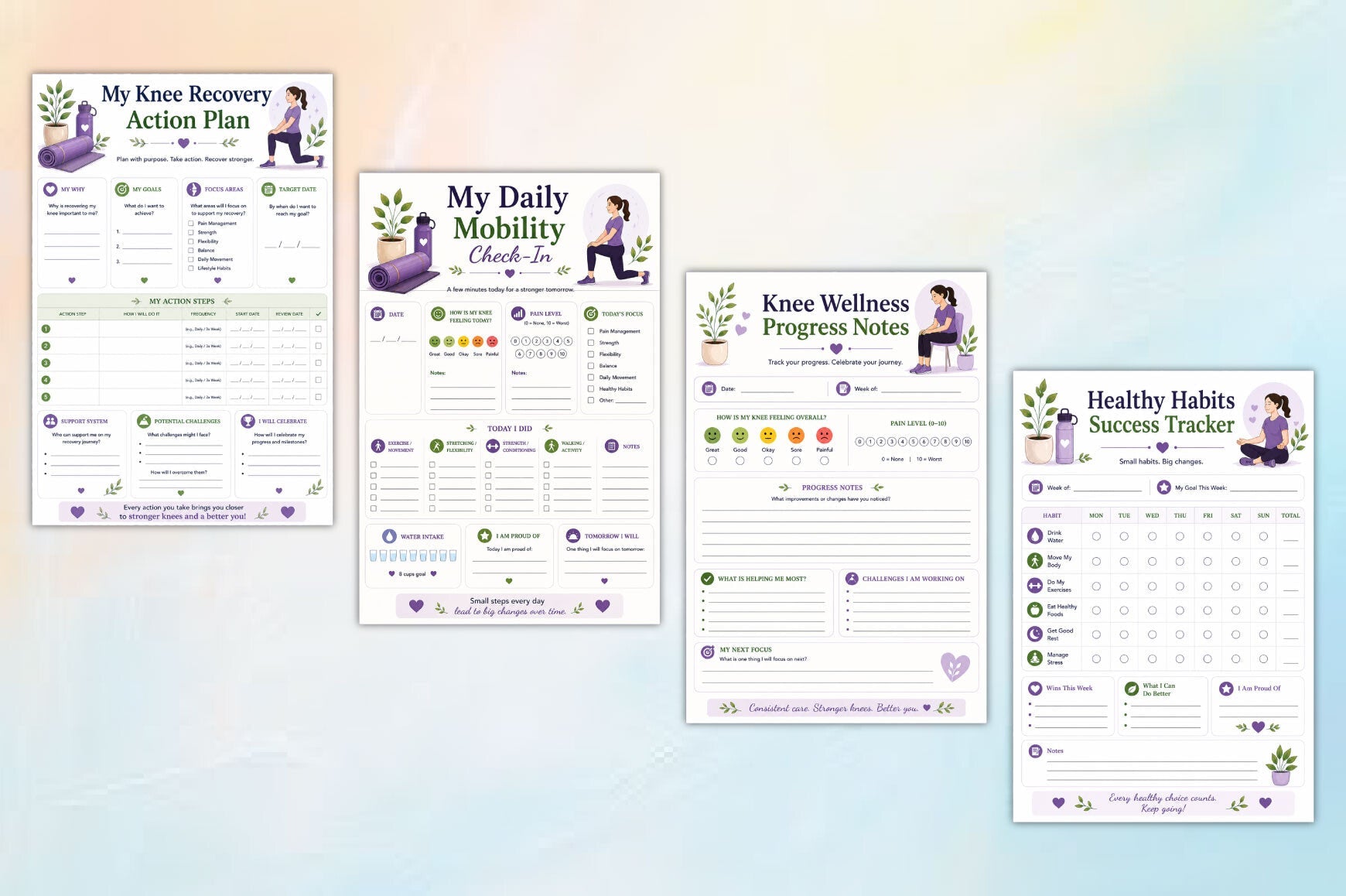 Restore Your Knees Naturally Workbook