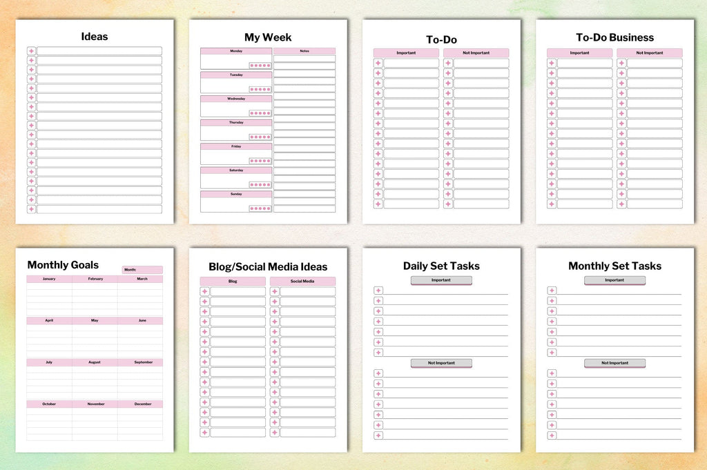 Side Hustle Planner