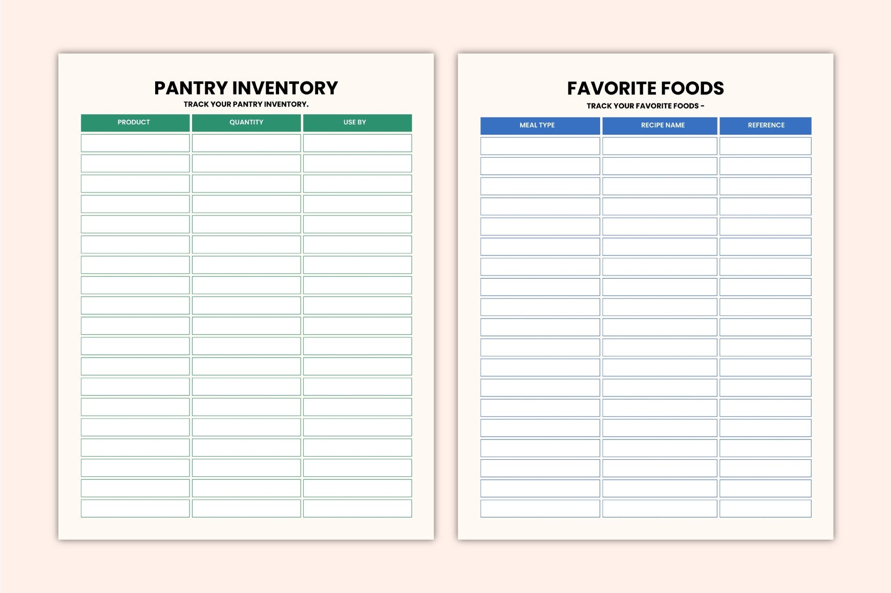 Meal Prep Journal for Easy Planning