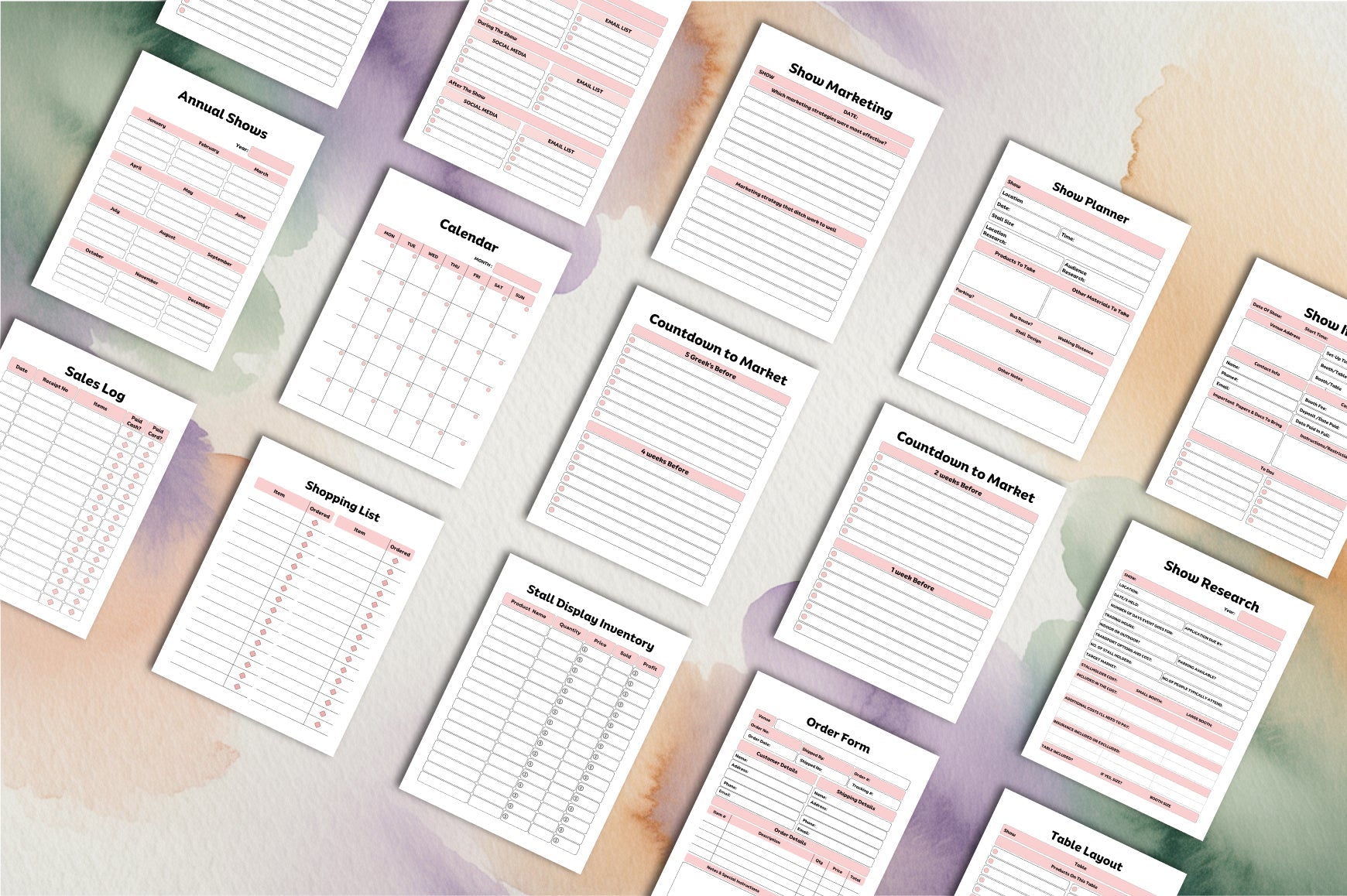 Craft Fair Planner