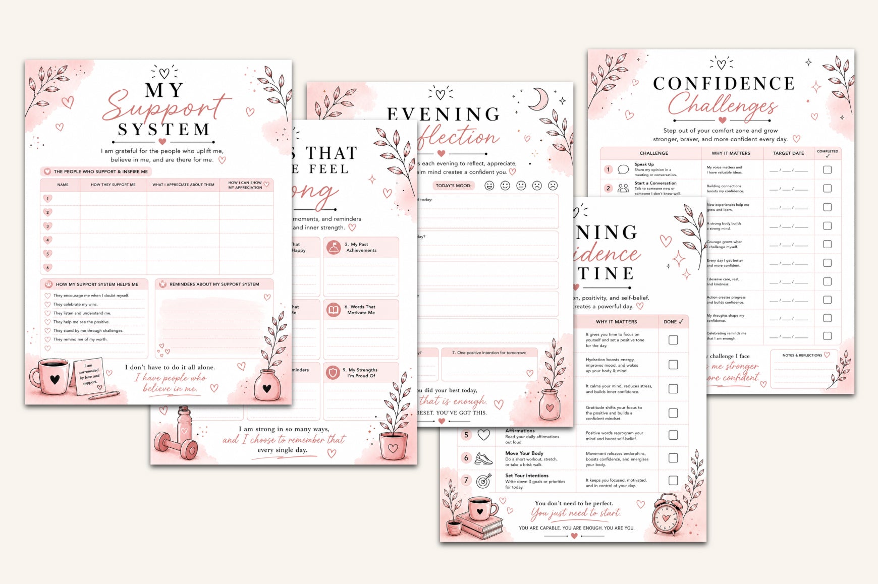 Confidence Building Journal