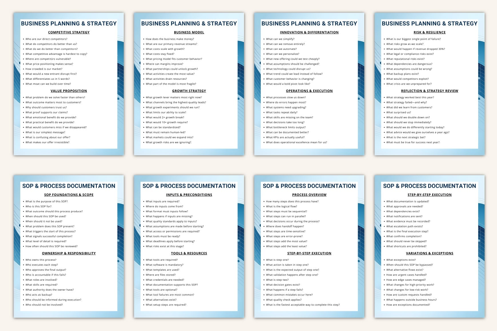 Business Workflow Prompts