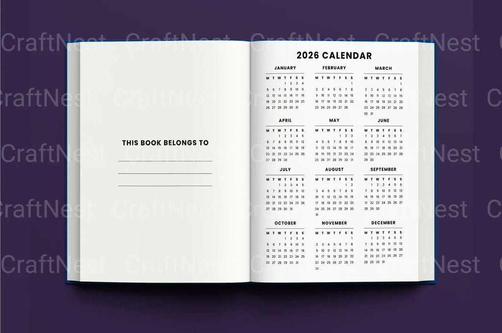 ADHD Printable Planner weekly household cleaning planner pages