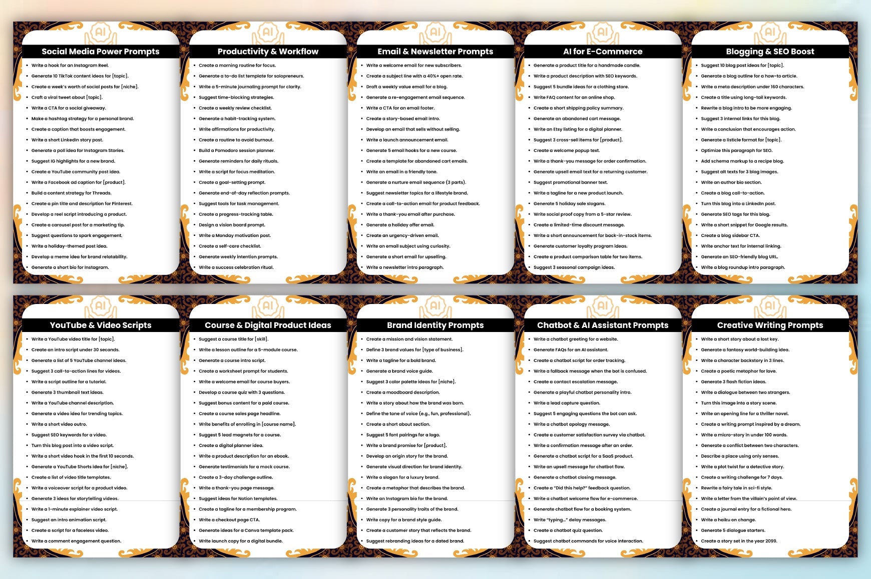 The Ultimate ChatGPT Library Prompts