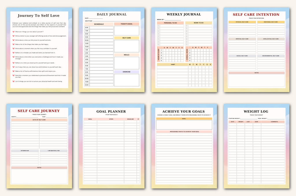 Self Care Journal