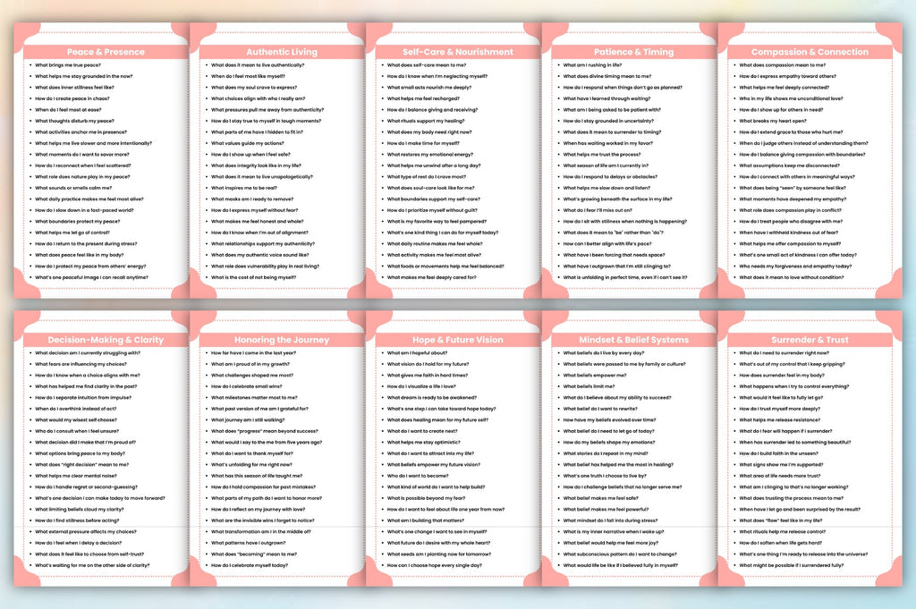 Self Reflection Prompts for Personal Growth