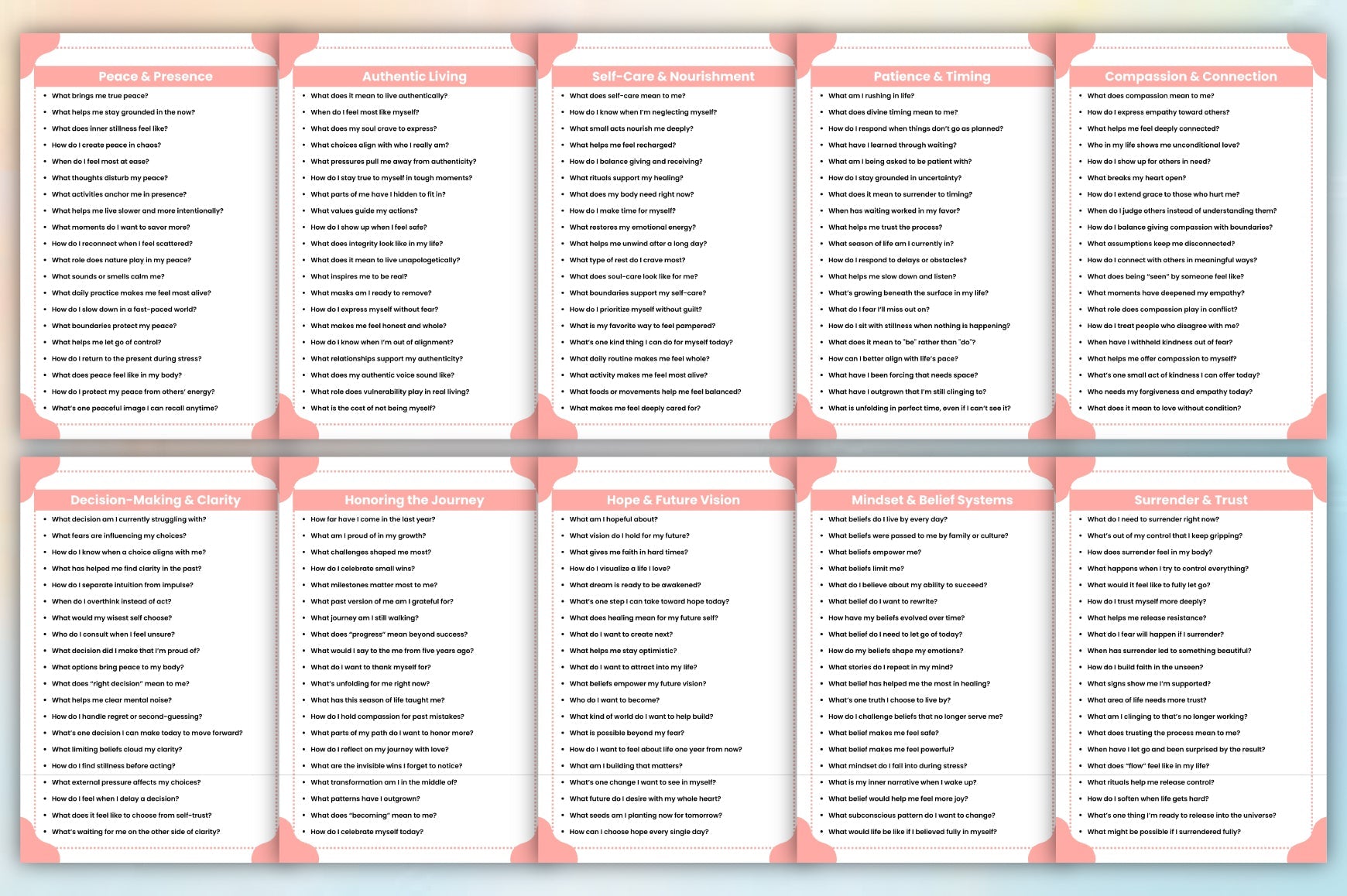 Self Reflection Prompts for Personal Growth