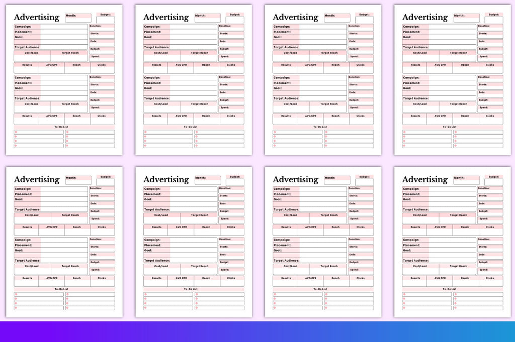 Advertising Planner Guide