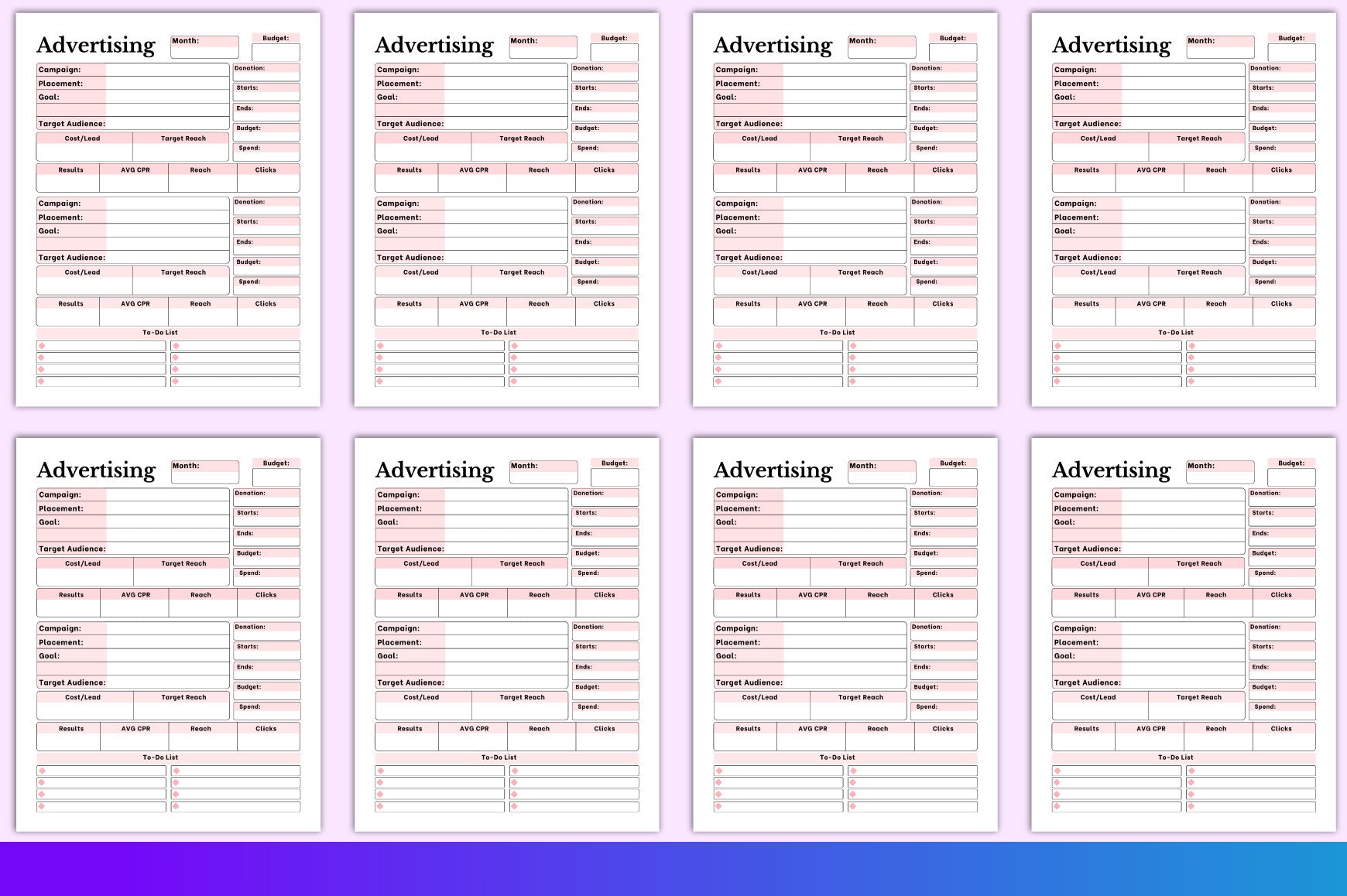 Advertising Planner Guide