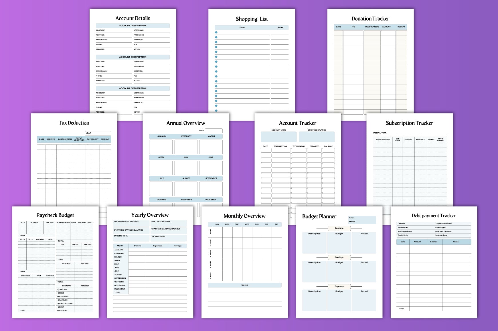 Finance Budget Planner