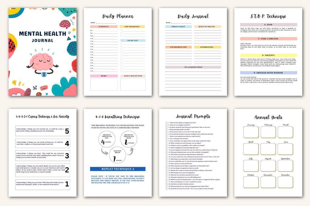 ADHD Mega Planner with weekly planning and productivity pages