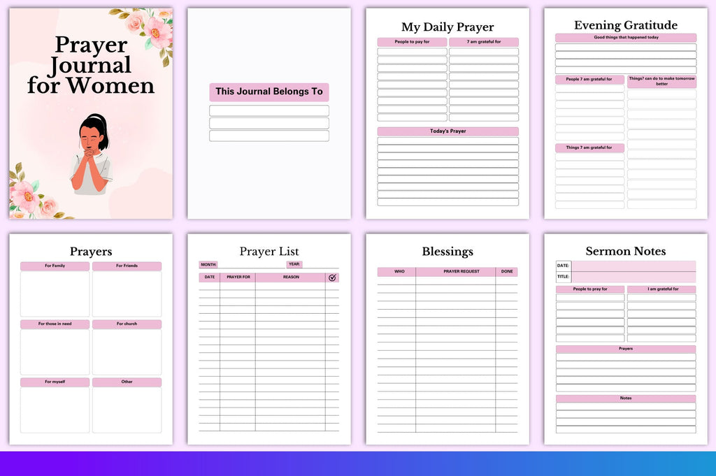 Prayer Journal for Women
