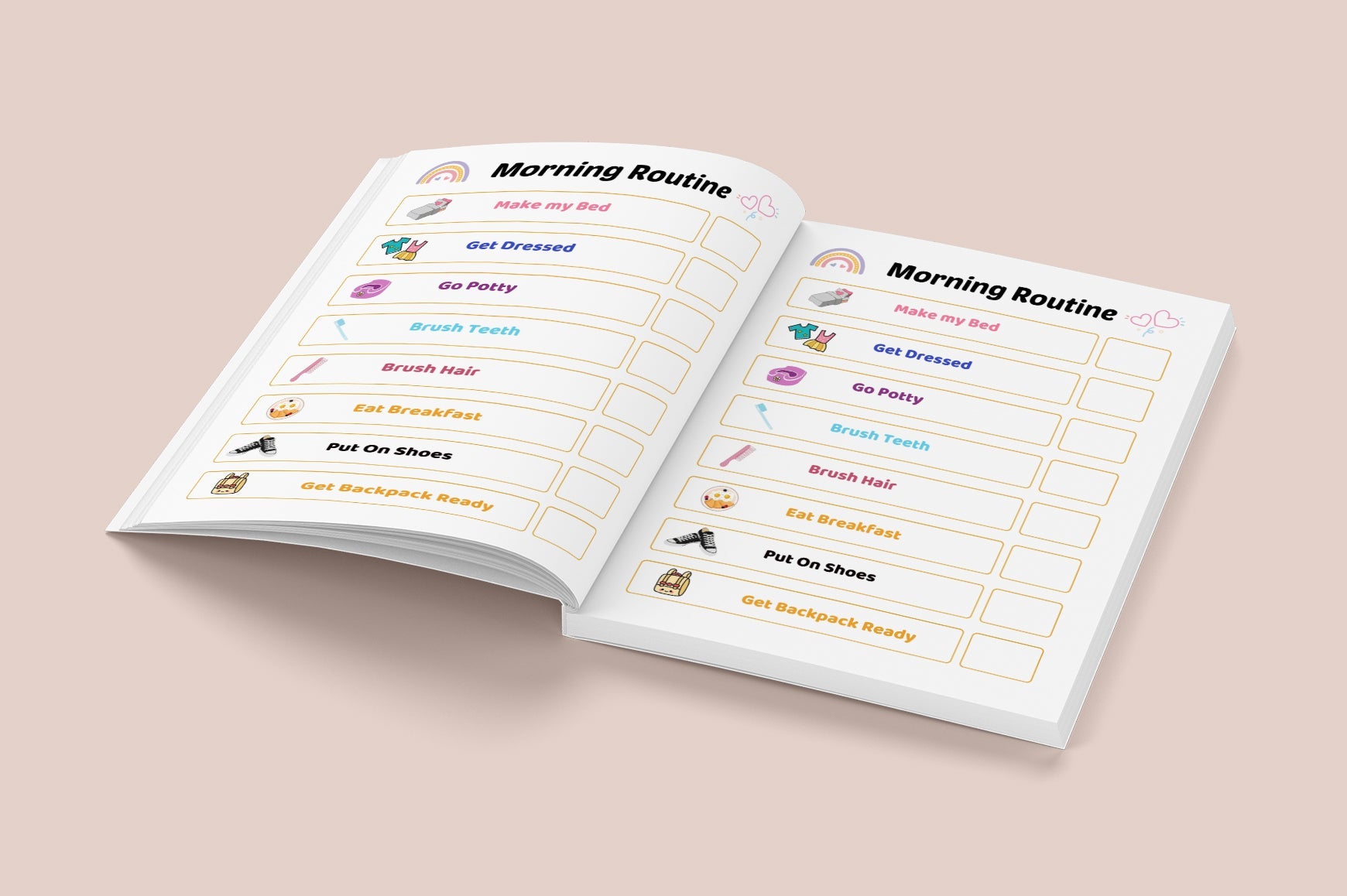Children's Daily Routine Planner