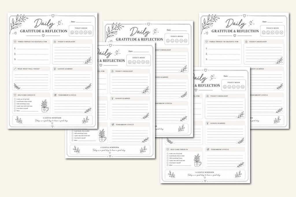 Gratitude And Reflection Planner