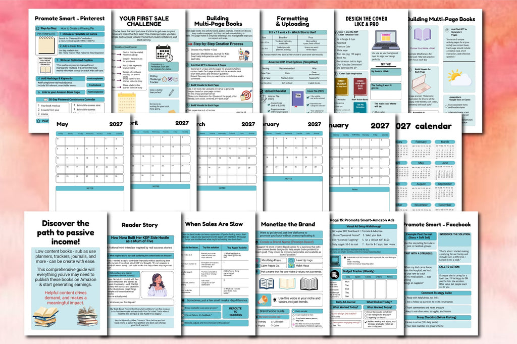 Earn Passive Income by Selling Planners