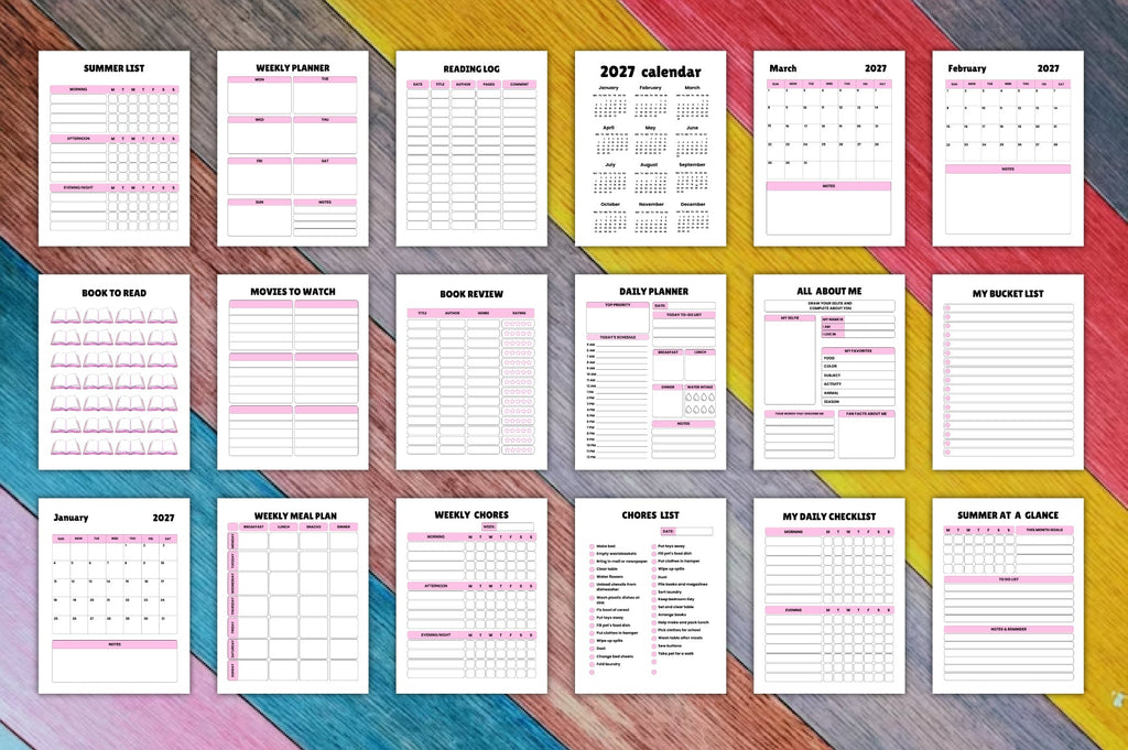 Summer Planner for Kids