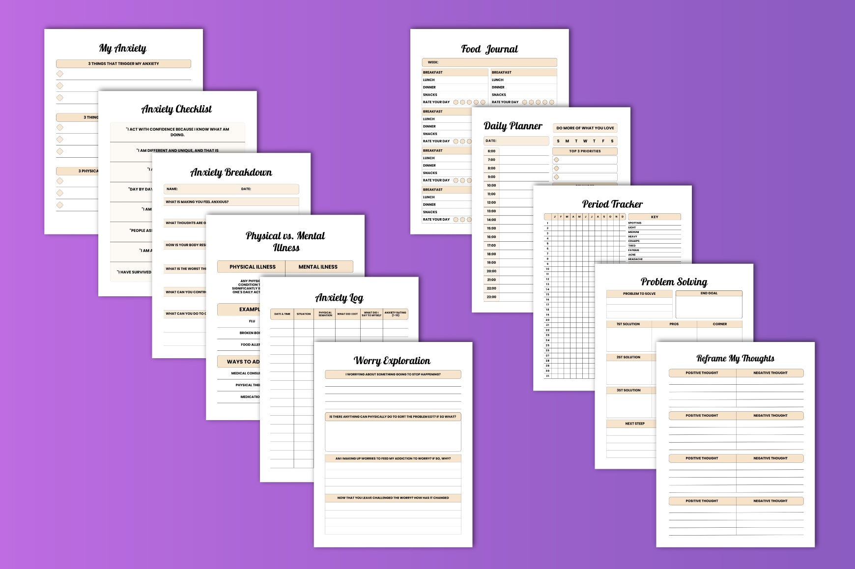 Mental Health Planner
