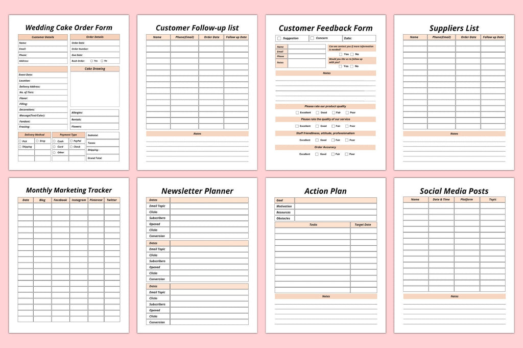 Bakery Business Planner