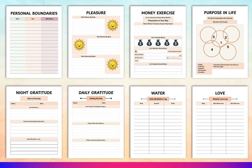Mindfulness Planner for Daily Focus and Well-being