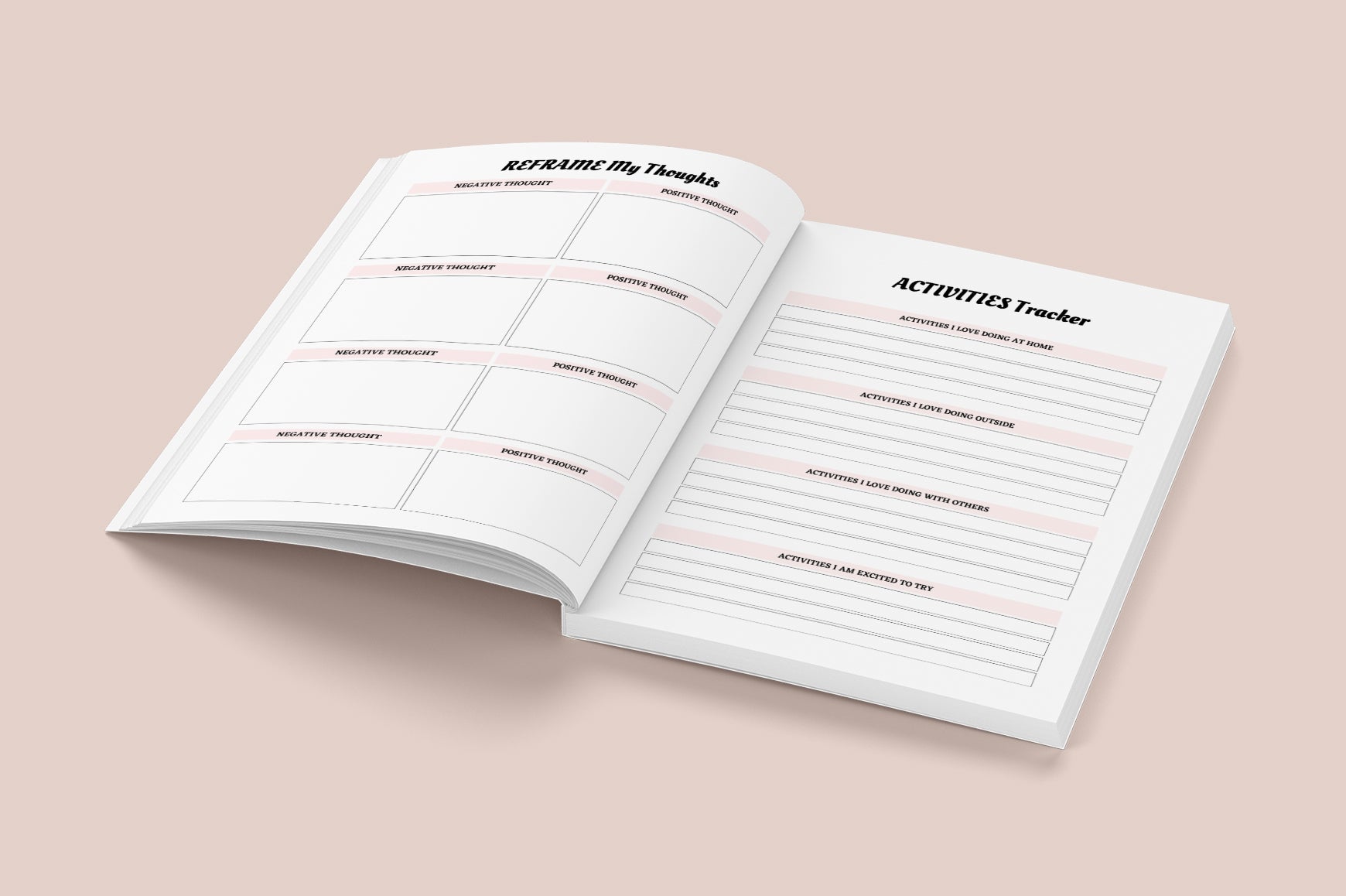 Anxiety & Depression Self-Help Journal