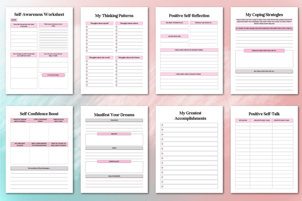 Self Confidence Planner