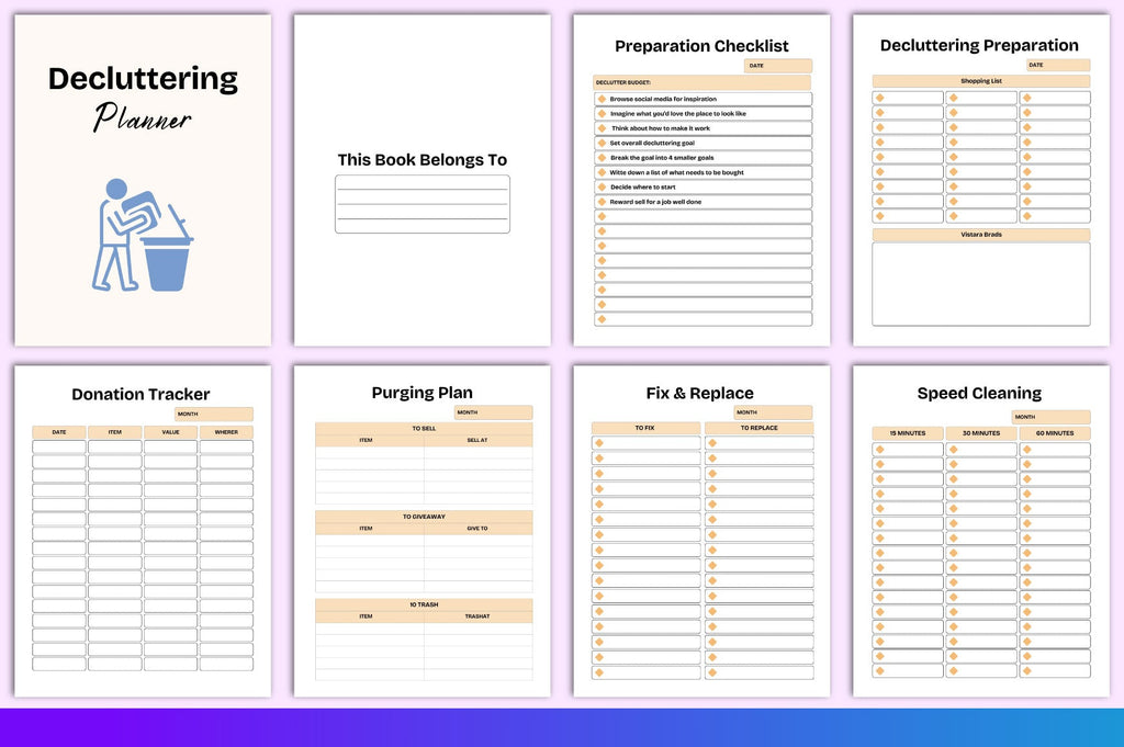 Decluttering Planner Guide