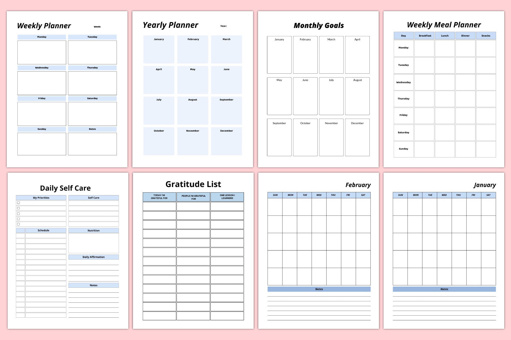 Aesthetic Planner