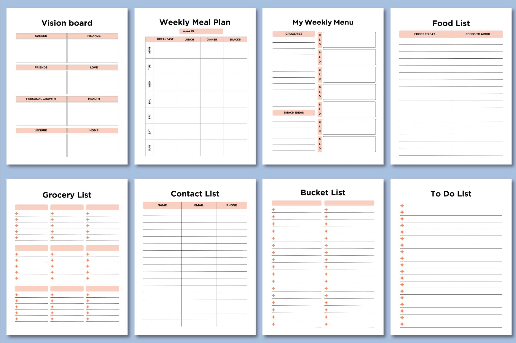 Witchy ADHD Planner