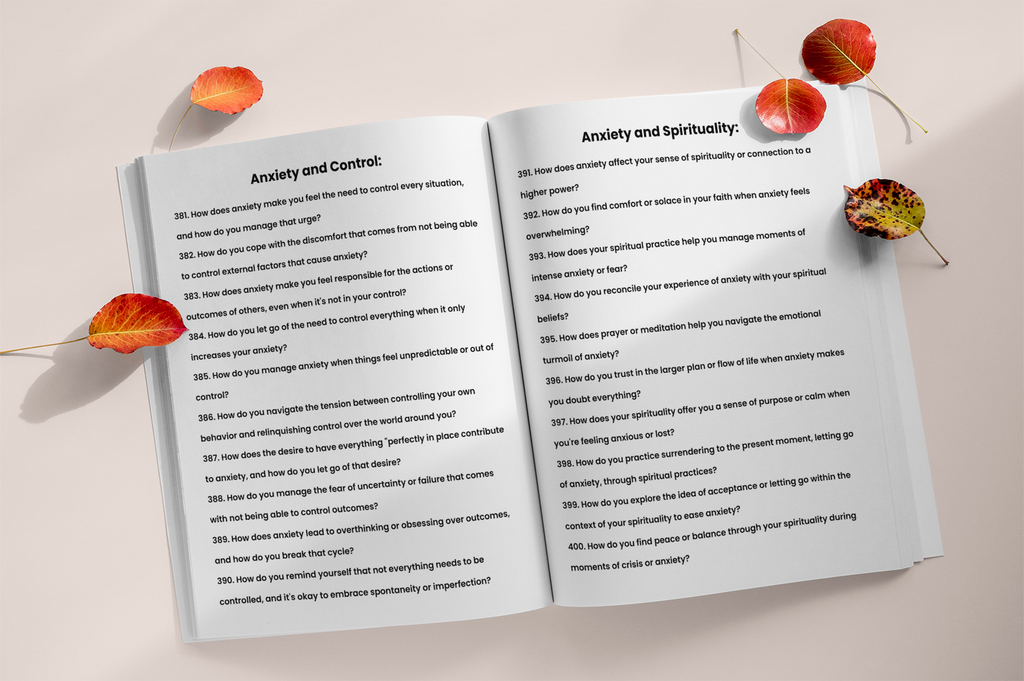 Overcoming Anxiety Writing Prompts
