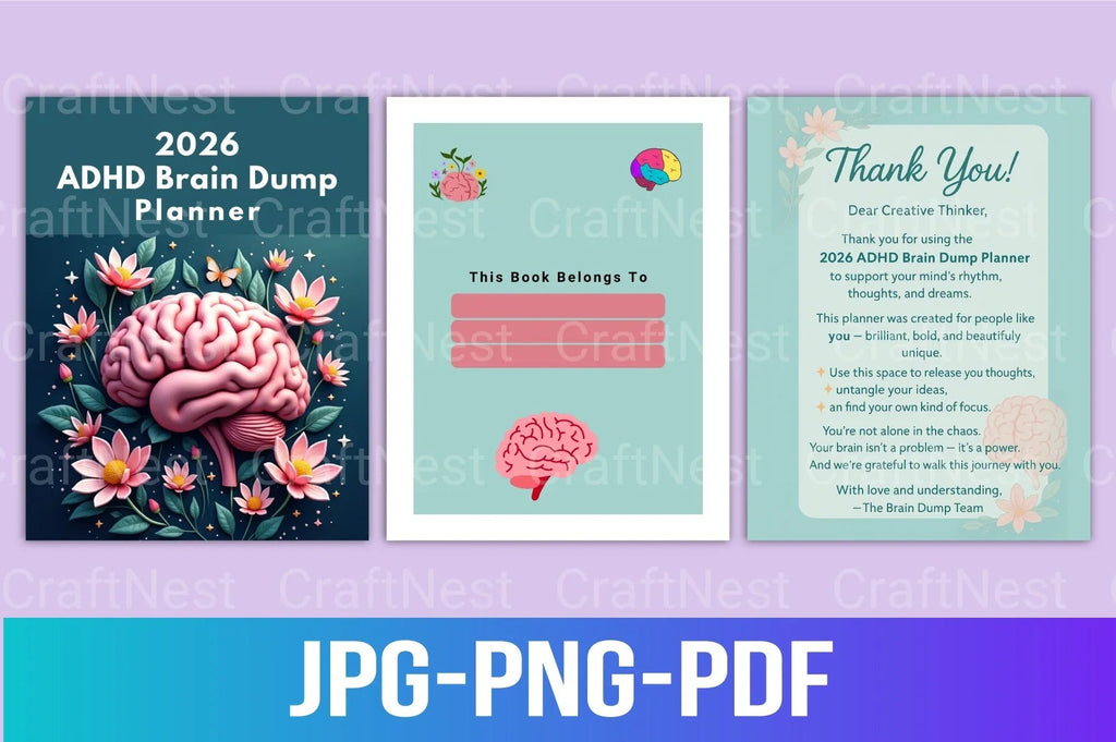 ADHD Printable Planner task prioritization and focus worksheets