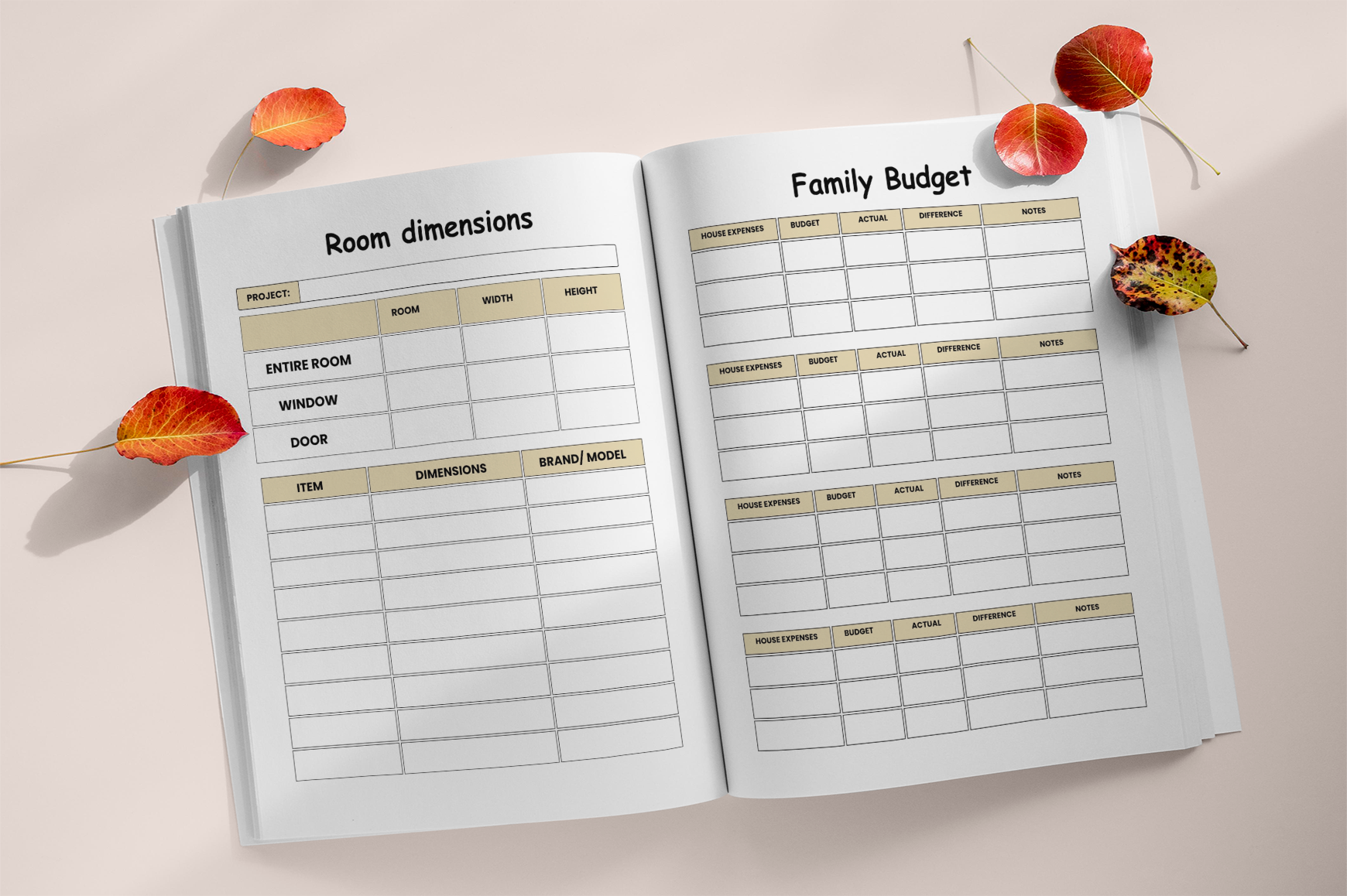 Everyday Home Planning Workbook