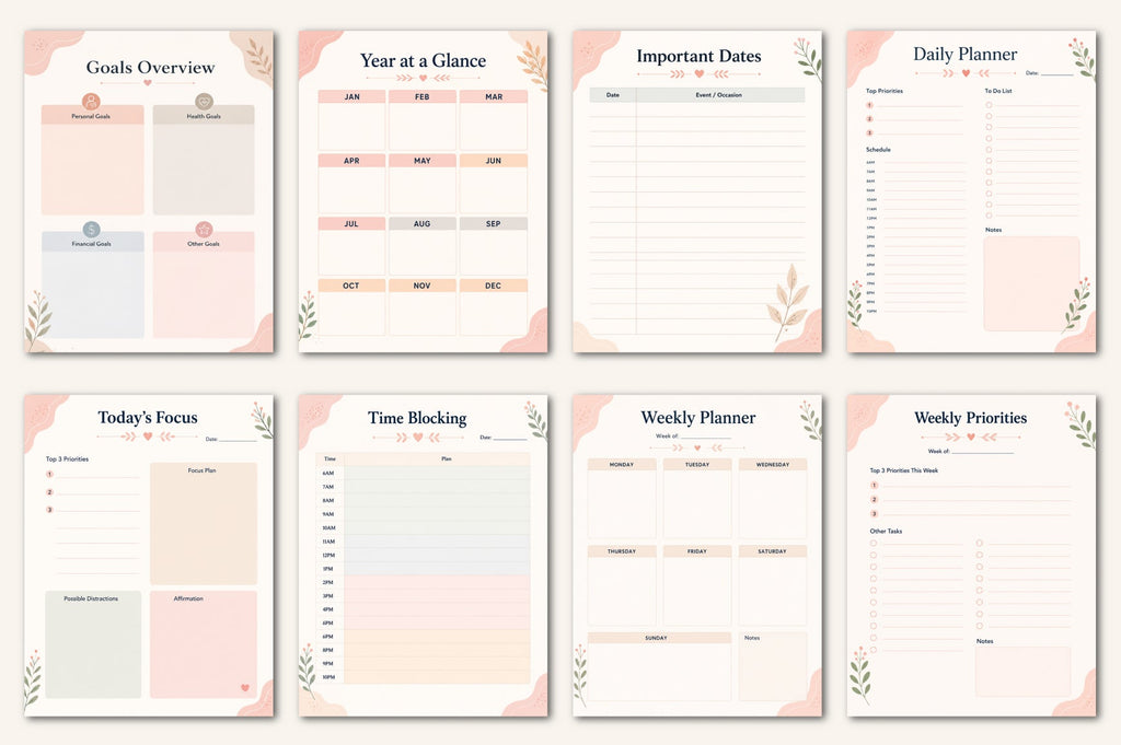 Adhd Life Management Planner