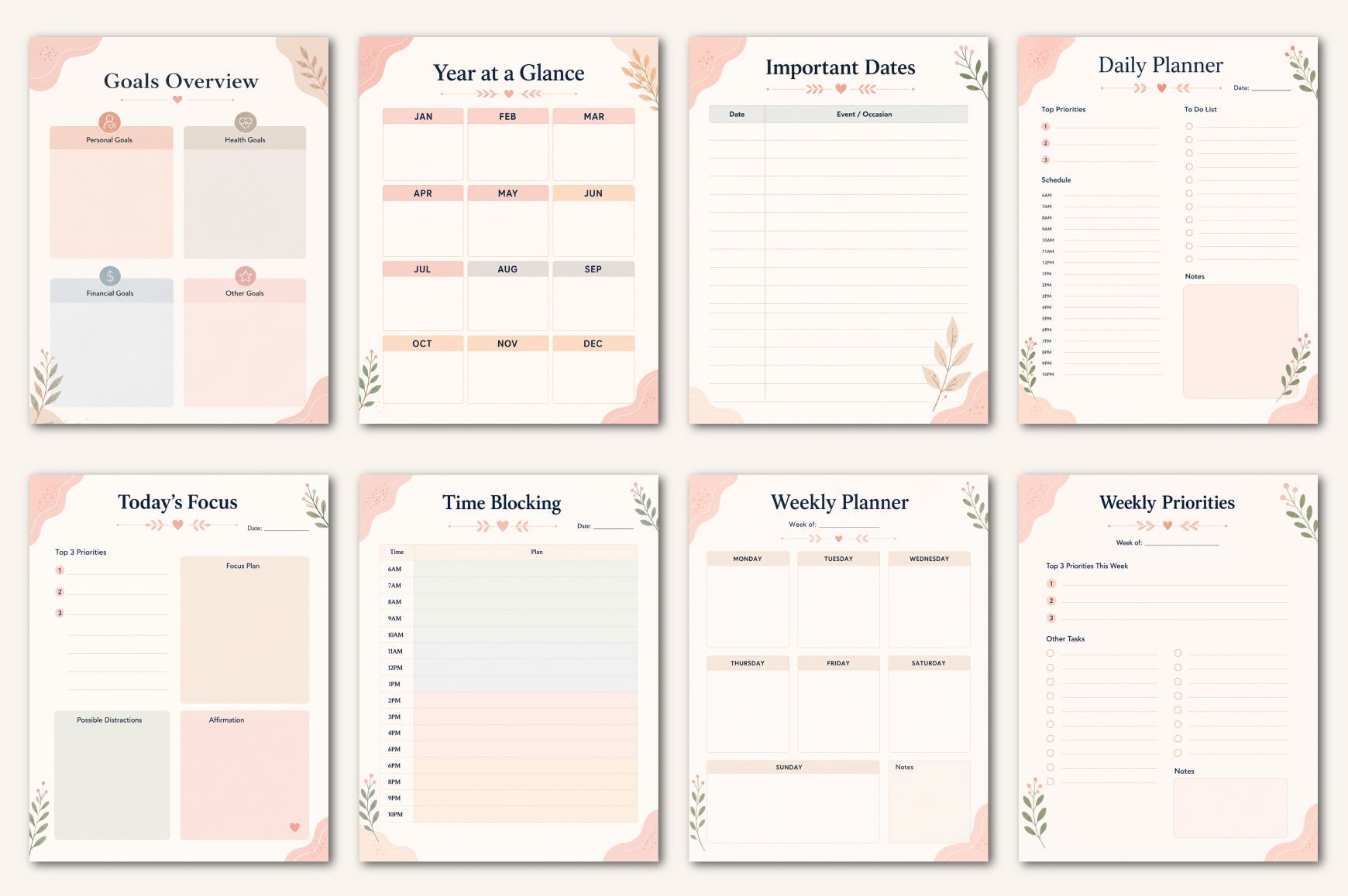 Adhd Life Management Planner