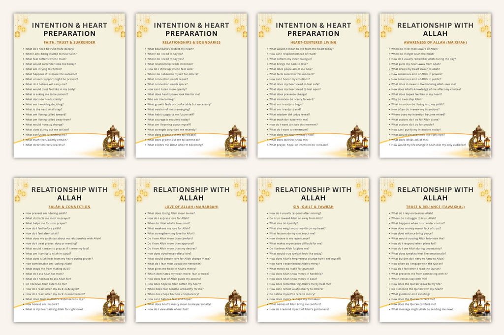 Ramadan Reflection Prompts