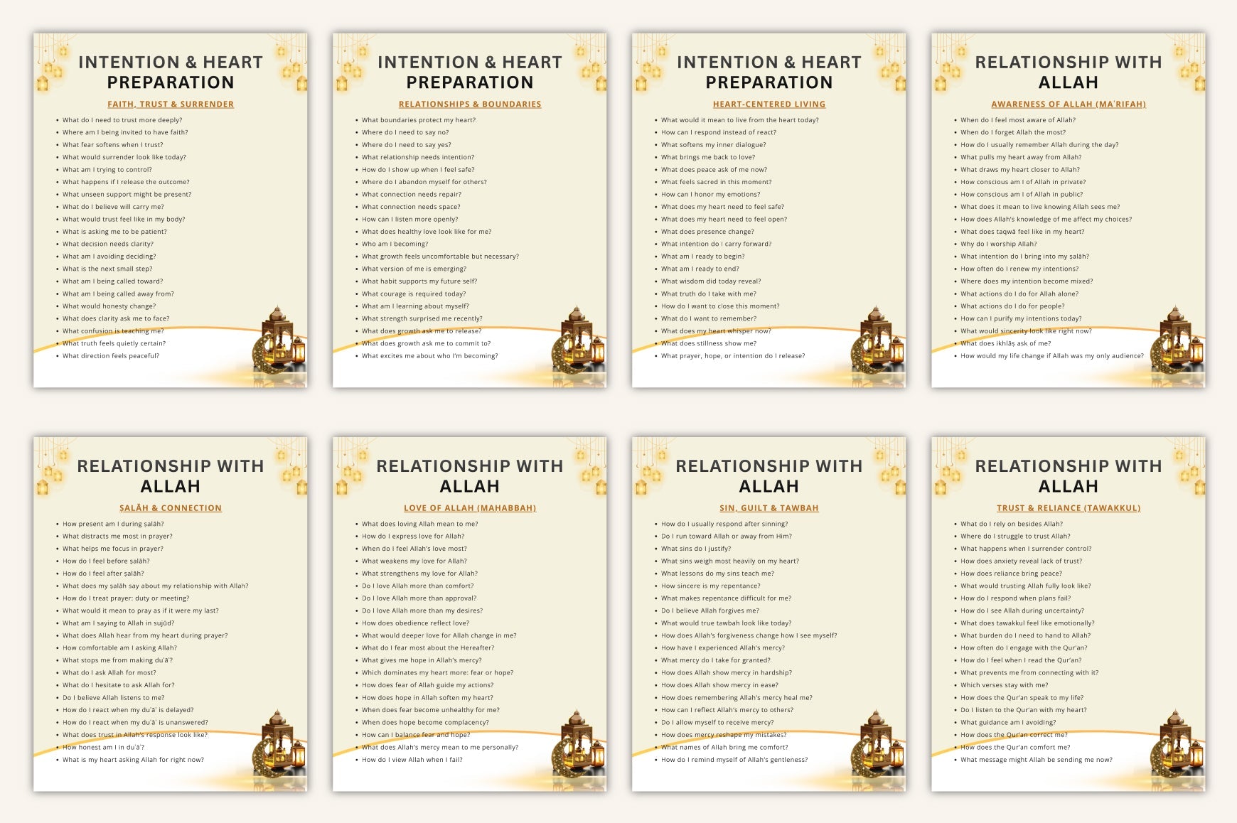 Ramadan Reflection Prompts