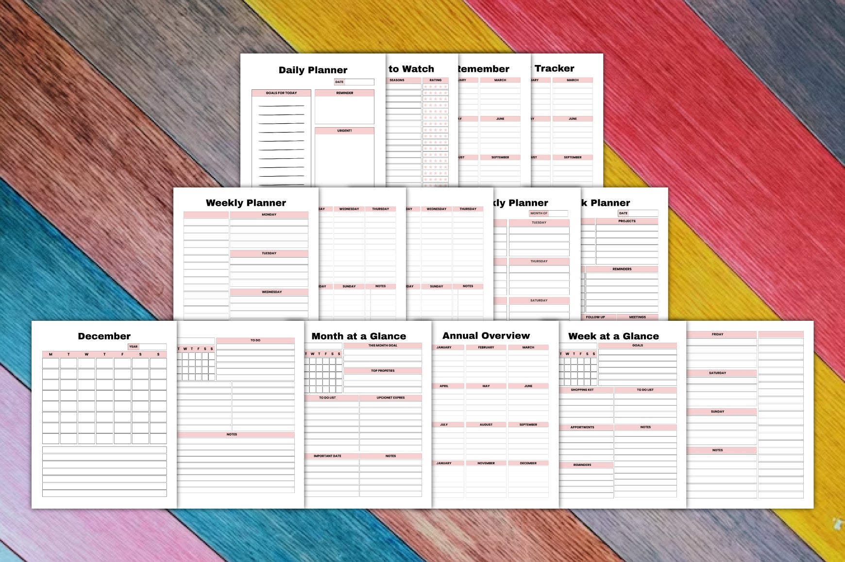 Life Planner Template