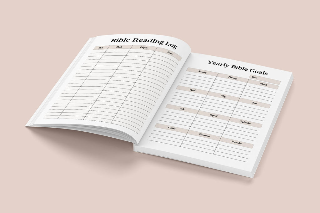 Bible Reflection Study Journal