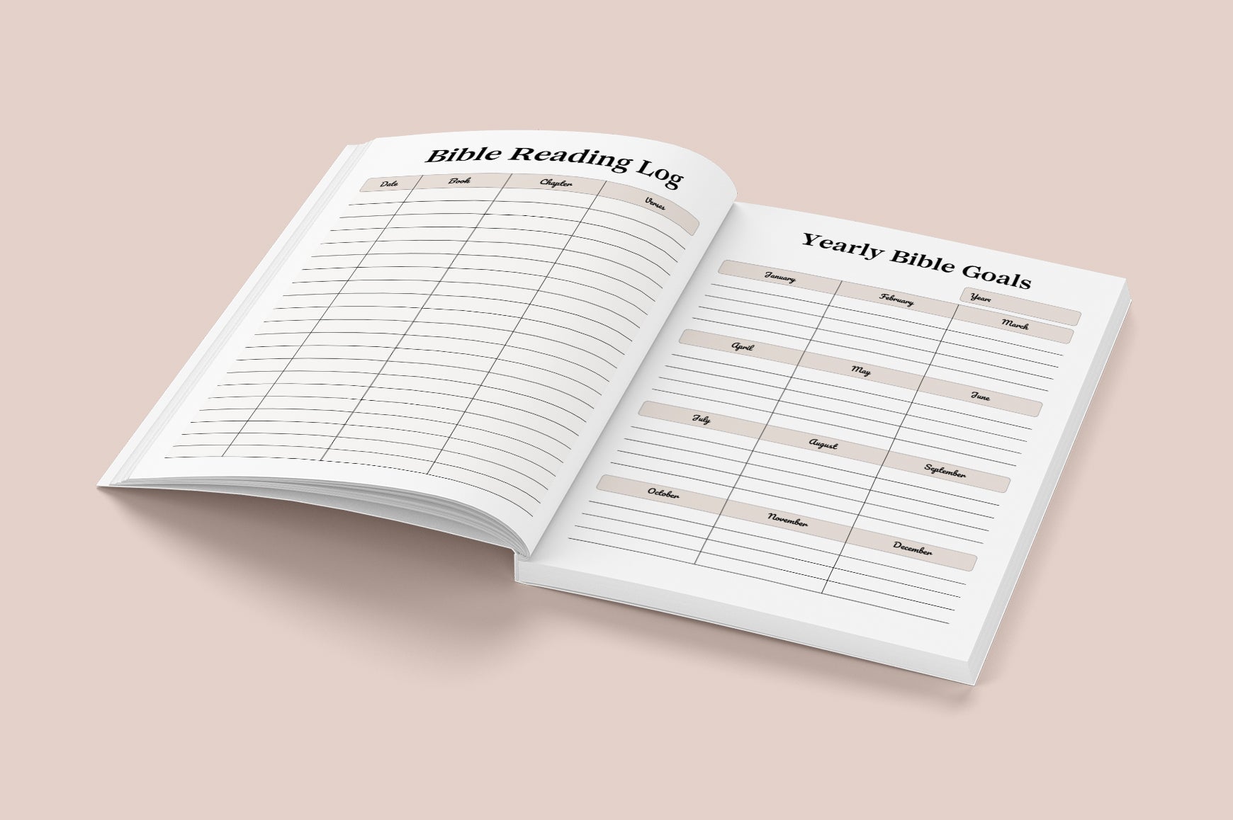 Bible Reflection Study Journal