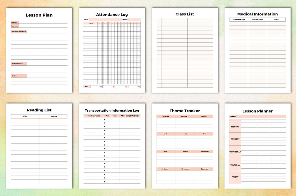 Teacher Planner